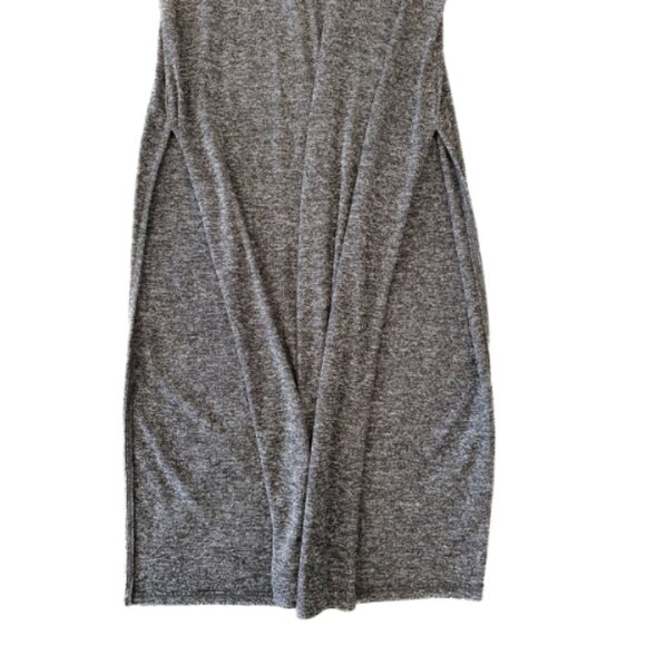 Heathered Grey Babaton Maxi Skirt with Side Slits Size XXS - Picture 2 of 3